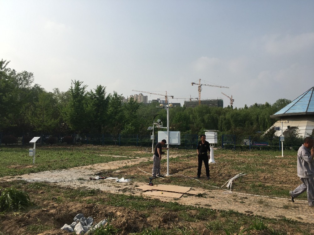 竞道光电校园气象站成功在聊城大学完成安装
