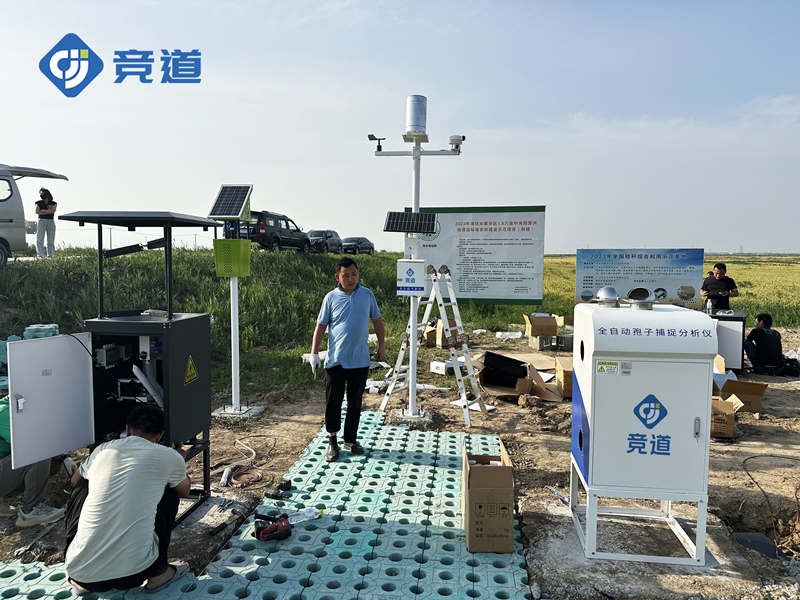 竞道农业四情监测站使用在高标准农田建设